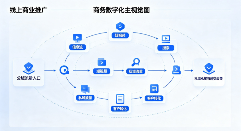 荥经县线上商业推广怎么做？全域流量闭环搭建与低成本转化实战指南